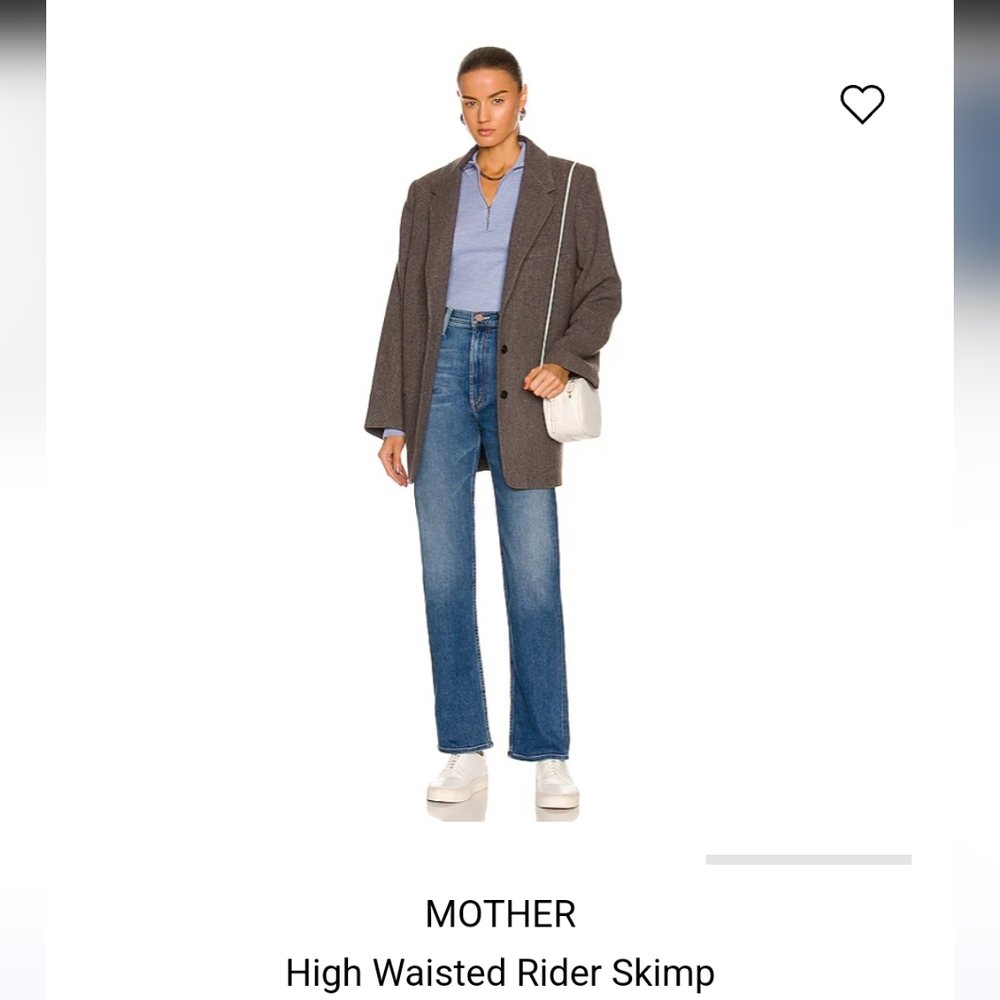 MOTHER High Rise Blue Jeans